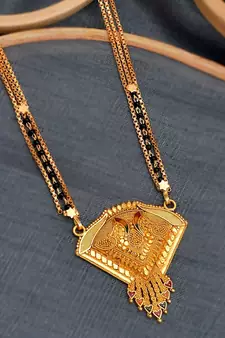 Gold plated jahnvi Thalipeeth Mangalsutra