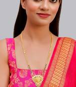 Gold plated Vallabhi Mangalsutra