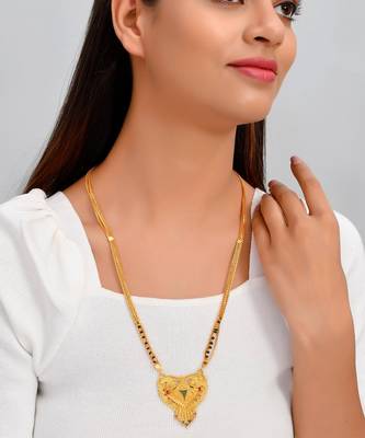 Ramsita Mongalsutra Black Beads Gold plated Mangalsutra 1