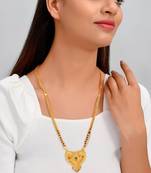 Ramsita Mongalsutra Black Beads Gold plated Mangalsutra