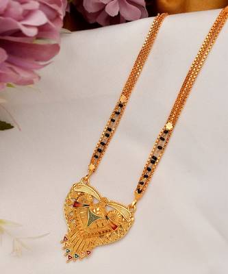 Ramsita Mongalsutra Black Beads Gold plated Mangalsutra 2