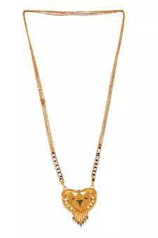 Ramsita Mongalsutra Black Beads Gold plated Mangalsutra