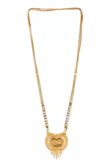 Ahana Black Beads Gold plated Mangalsutra