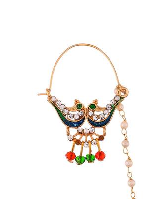 Gold Plated Multibeads Nosering 2