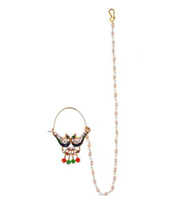 Gold Plated Multibeads Nosering 1