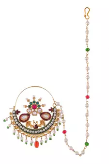 Gold Plated Harshita Bridal Nosering