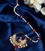 Meenakari Pearl Mayuri Nosering