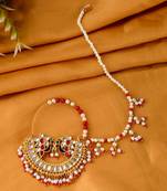 Gold plated peacock Bridal Nosering