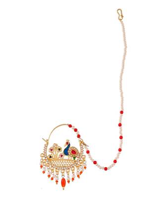 Gold plated Mayur Nosering 2