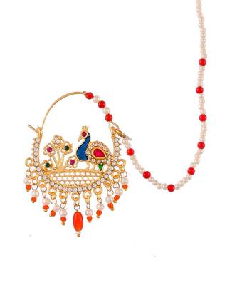 Gold plated Mayur Nosering 3
