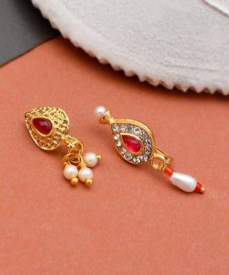 Set of 2 Clip on Traditional Nosepin 2