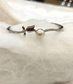 White pearl bracelets