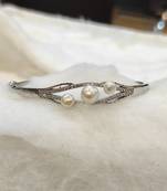 White pearl bracelets