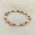 Multicolor pearl bracelets