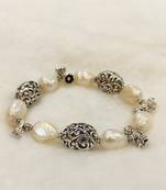 White mother of pearl bracelets