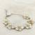 White mother of pearl bracelets