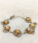 Brown mother of pearl bracelets
