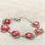 Pink mother of pearl bracelets