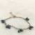 Blue pearl bracelets