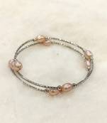 Pink pearl bracelets