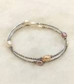Multicolor pearl bracelets