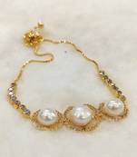 White pearl bracelets