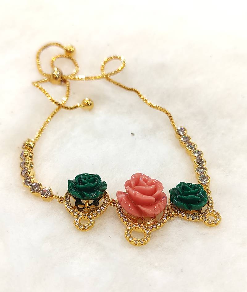 Multicolor coral bracelets