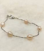 Pink pearl bracelets