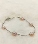 Pink pearl bracelets