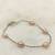 Pink pearl bracelets