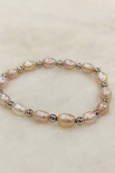 White pearl bracelets