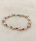 White pearl bracelets