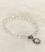 White crystal bracelets