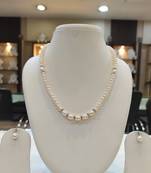 White pearl necklace-sets