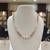 Pink pearl necklace-sets