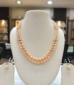 White pearl necklace-sets