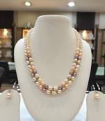Multicolor pearl necklace-sets