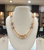 Multicolor pearl necklace-sets