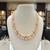 Pink pearl necklace-sets