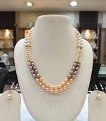Multicolor pearl necklace-sets