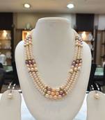 Multicolor pearl necklace-sets