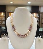 Multicolor pearl necklace-sets