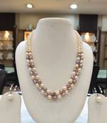 Multicolor pearl necklace-sets