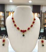 Multicolor coral necklace-sets
