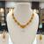 Yellow coral necklace-sets