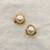White pearl earrings
