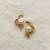 White pearl earrings