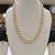 White pearl necklace-sets