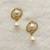 White pearl earrings