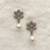 White pearl earrings